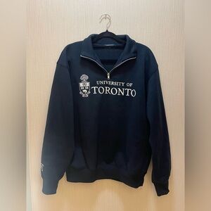 University of Toronto Navy Quarter-Zip Sweatshirt